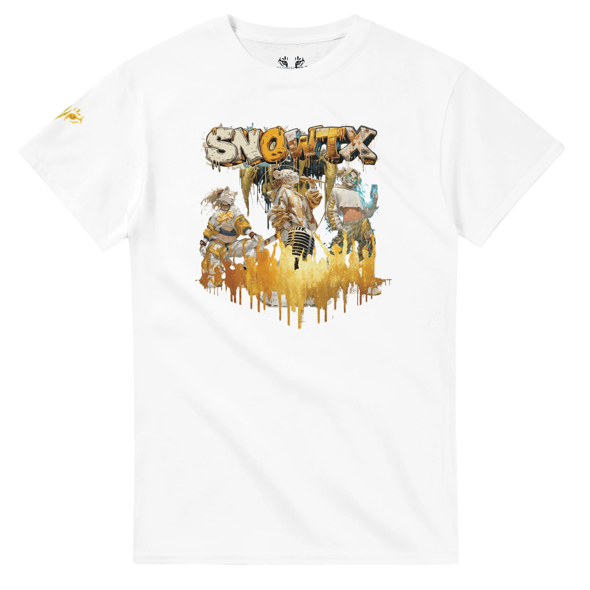 Snowtigz Damen Shirt mit Frontprint Tiger-Performerinnen
