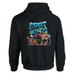 Detailaufnahme Street Kings Hoodie Herren Graffiti Artwork