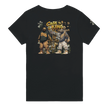Urban Streetwear Shirt mit Leopard und Dollar-Motiv