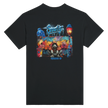 Detailaufnahme Herren T-Shirt Streetstyle Graffiti Wandmotiv