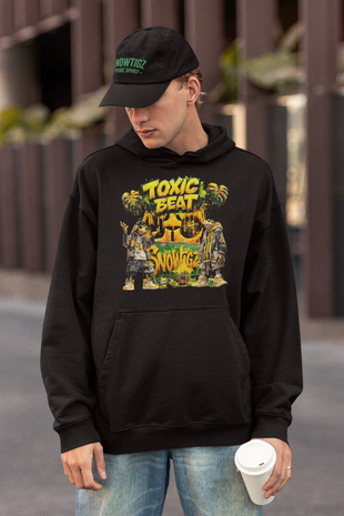 Snowtigz Herren Hoodie Frontprint „Toxic Beat“