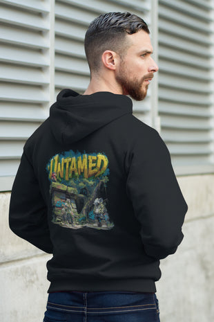 Herren Hoodie Snowtigz Untamed mit Wildlife Backprint