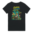 Wildlife Extended Krokodil T-Shirt mit Sumpf-Motiv. Snowtigz Streetwear.