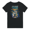 Urban Damen Shirt mit Eule und Graffiti Backprint