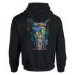 Wildlife Damen Hoodie mit gold-türkisen Flügeln