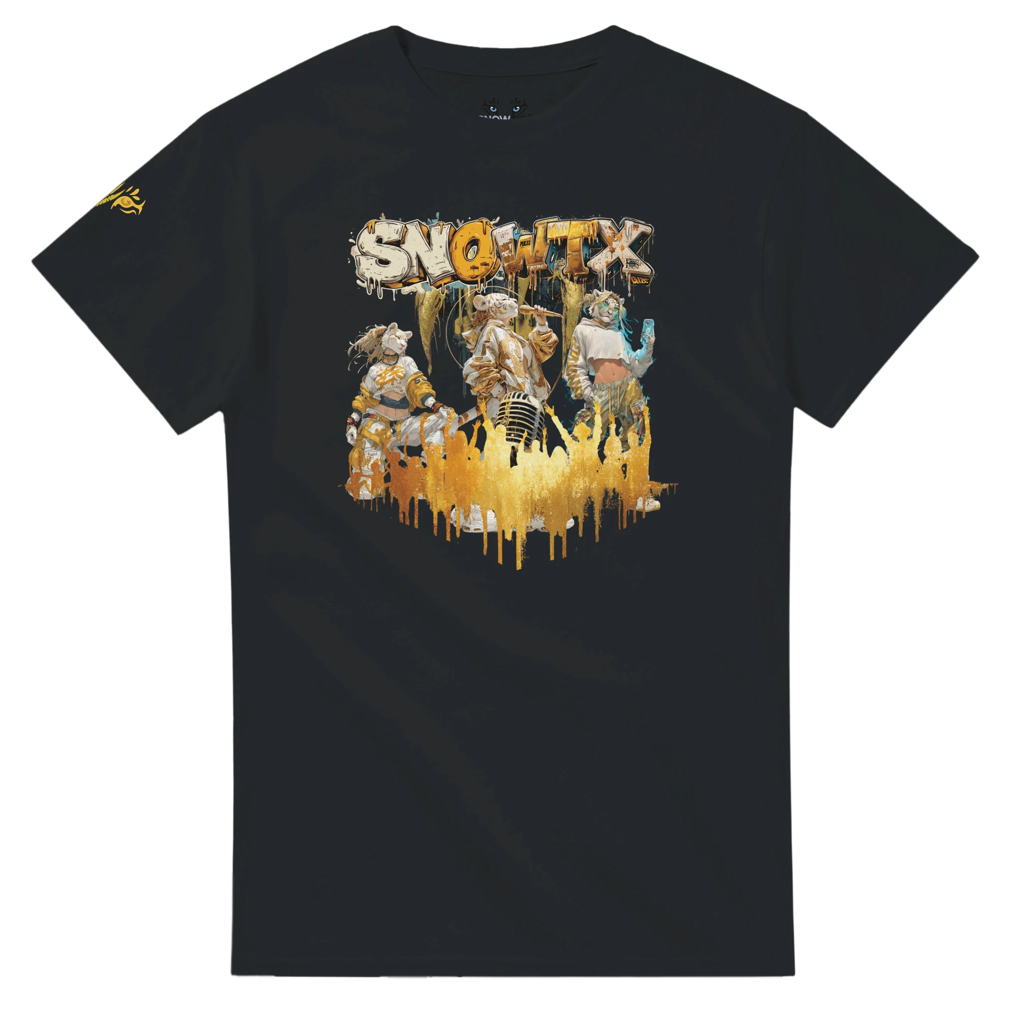 Urban StreetStyle Shirt mit Bühne und Musik-Crowd Design