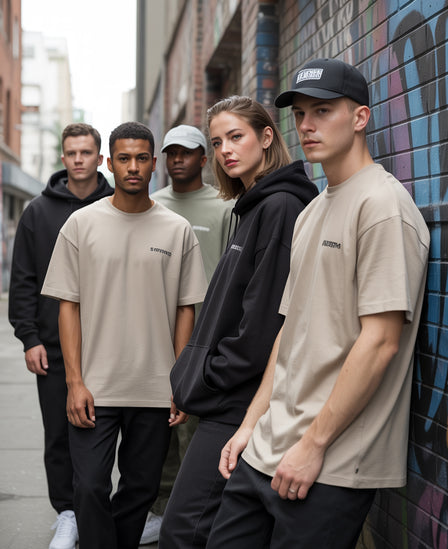 Teens in verschieden farbiger Streetstyle Mode – Snowtigz Streetwear