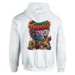 Urbaner Streetstyle Hoodie – Holiday Trouble Design mit frechen Weihnachtscharakteren