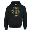 Urban Ice Specials Hoodie mit Schachfigur und Skyline