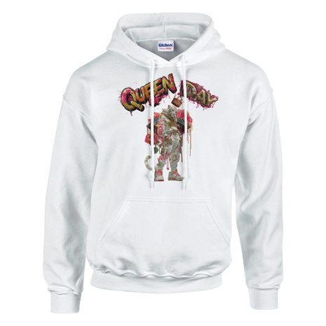Snowtigz Damen Hoodie Queen of the Day mit Frontprint für besondere Anlässe