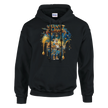 Wildlife Extended Hoodie mit Leopardin und goldenen Krallen