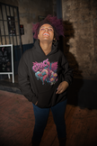 Snowtigz Hoodie Frauen mit pinkem Flamingo-Motiv